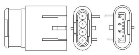 FORD Кисневий датчик (лямбда-зонд) KA 1.2 08-, FIAT, LANCIA MAGNETI MARELLI 466016355154