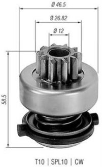 Бендикс (z=10) FORD Sierra 1,6/1,8/2,0, Escort 1,1, Fiesta 1,4 MAGNETI MARELLI 940113020149 (фото 1)