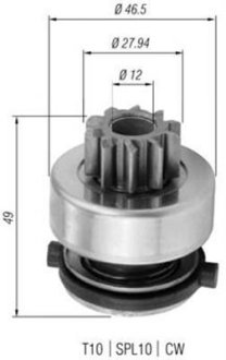 Бендикс (z=10) DB W124/202/210 двигун.M104 [] MAGNETI MARELLI 940113020357