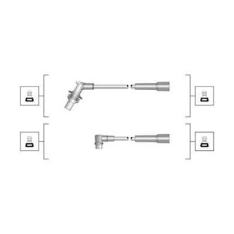 Високовольтні дроти RENAULT LAGUNA 1.8, 2.0 MAGNETI MARELLI MSQ0030