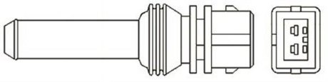 Лямбда-зонд (3 конт.) AUDI 80/100/A6 1,8-2,3 VW Golf II, Passat 1,8-2,2 MAGNETI MARELLI OSM078