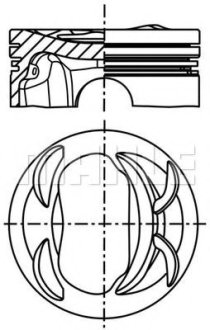 Поршень MAHLE / KNECHT 028PI00118001