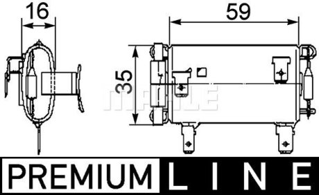 Резистор вентилятора пічки, DAF CF/XF MAHLE / KNECHT ABR 14 000P (фото 1)