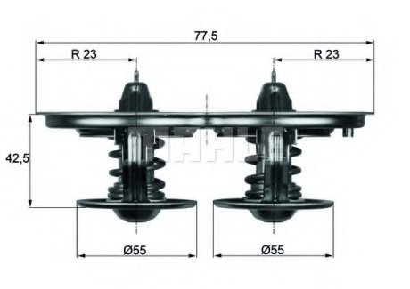 Термостат MAHLE / KNECHT TX32D (фото 1)