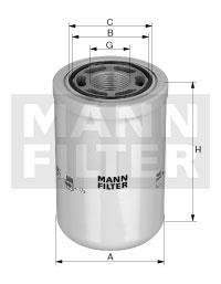 Фільтр гідравлічний MANN WH945 (фото 1)