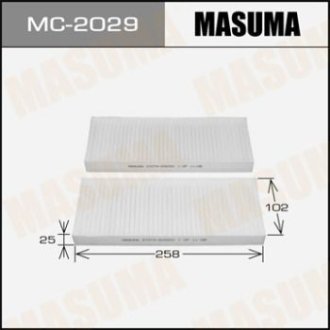 Фильтр салона (2 шт.) NISSAN NP300 NAVARA (15-20), NISSAN PATHFINDER IV (12-17), NISSAN NP300 NAVARA (05-15) (MC-2029) MASUMA MC2029