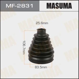 Пыльник ШРУСа MF-2831 (пластик) + спецхомут (MF-2831) MASUMA MF2831 (фото 1)