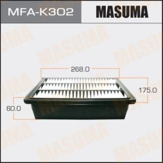 Фильтр воздушный A0458 HYUNDAI/ SANTA FE/ V2000 V2700 05- (MFA-K302) MASUMA MFAK302