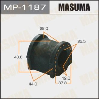 Втулка стойки стабилизатора передн COLT Z31A, Z34AMITSUBISHI COLT 2004-2012 (MP-1187) MASUMA MP1187 (фото 1)