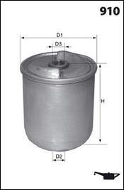 Фільтр оливи (аналогWL7441/OZ6D) MECAFILTER EHC8400