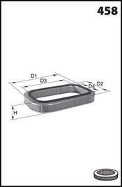 Фільтр повітря (аналогWA6013/LX558) MECAFILTER EL9007