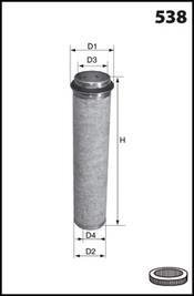 Фільтр повітря MECAFILTER FA3435