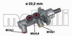 Циліндр гідравлічний гальмівний Metelli 050383