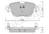 Комплект тормозных колодок Metelli 22-0319-0 (фото 2)