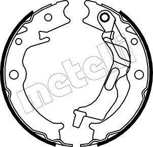 Колодки тормозные Metelli 530052