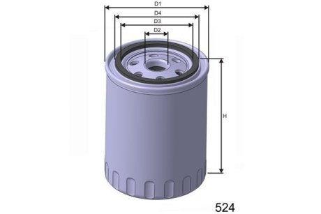 Фільтр масляний MISFAT Z629