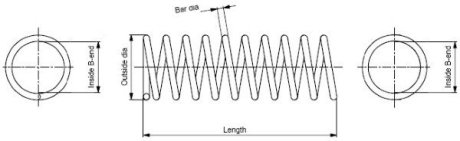 Пружина MONROE SP0415