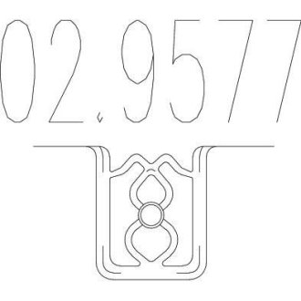 Гумовий елемент кріплення MTS 02.9577