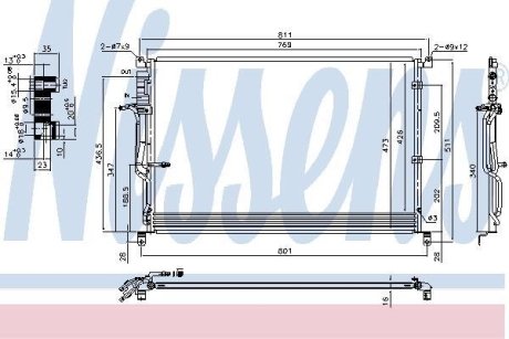 Конденсатор без хладогену NISSENS 940451