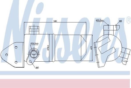Осушувач кондиціонера NISSENS 95433