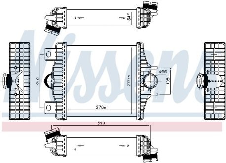 Радиатор наддува NISSENS 961427