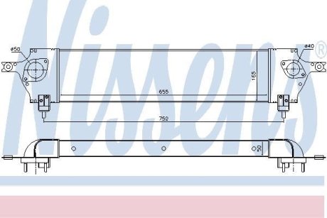 NISSAN Інтеркулер QASHQAI 1.5D-2.0D 07- NISSENS 96580