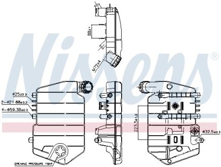 Компенсаційний бак, охолоджуюча рідина NISSENS 996024