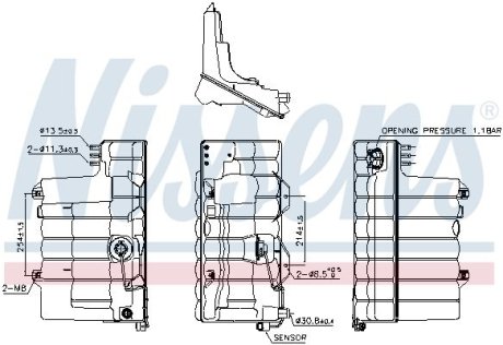 Розширювальний бачок NISSENS 996037