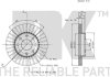 Диск гальмівний невентильований NK 315008 (фото 3)