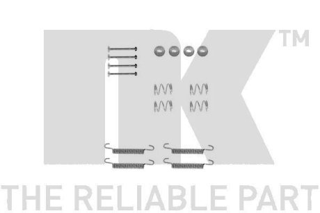 Монтажний комплект паркувальних гальм NK 7914791