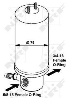 Осушувач кондиціонера NRF 33061