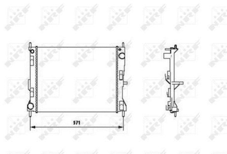 Радіатор охолоджування NRF 58188