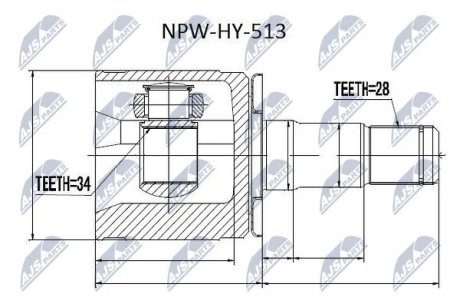 Шрус NTY NPWHY513