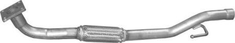 Глушник, нержав. сталь, передн. част. Seat Cordoba/Ibiza 1.4i 16V ; Skoda Fabia 1.4i 16V ; VW Polo 1.4i 16V (24.16) POLMOSTROW 2416