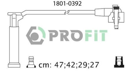 Комплект кабелів високовольтних PROFIT 18010392 (фото 1)