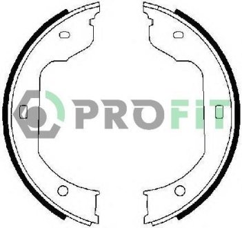 Колодки тормозные барабанные PROFIT 5001-0668