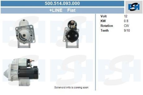 Стартер PSH 500514093000