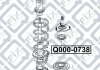 Підшипник опори переднього амортизатора Q-fix Q0000738 (фото 3)