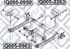 Сайлентблок заднього важеля Q-fix Q0050950 (фото 3)