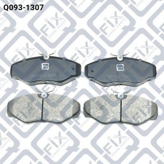Колодки гальмівні передні Renault Trafic/Opel Vivaro 01– Q-fix Q0931307