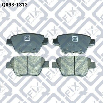 Колодки гальмівні задні дискові Q-fix Q0931313