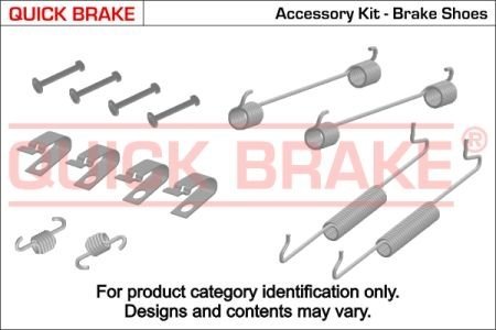 Пружинки стояночного тормоза QUICK BRAKE 1050019 (фото 1)