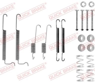 Комплект пружинок колодок стояночного гальма QUICK BRAKE 1050744 (фото 1)