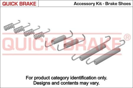 Пружинки стояночного тормоза QUICK BRAKE 105-0832 (фото 1)