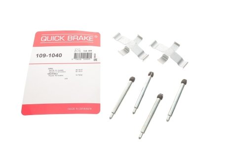 Монтажный компл.,тормоз.колодки QUICK BRAKE 109-1040