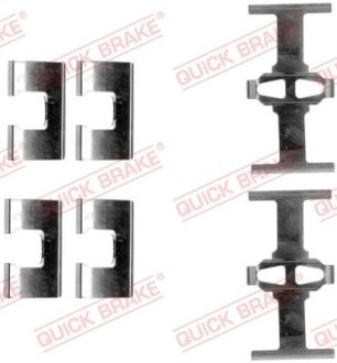 Комплект прижимних планок гальмівного супорту QUICK BRAKE 1091203 (фото 1)