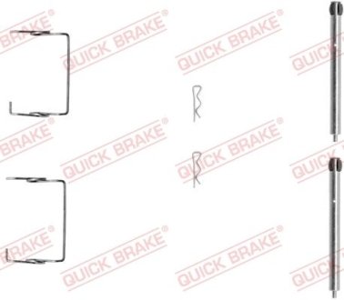 Комплект прижимних планок гальмівного супорту QUICK BRAKE 1091267 (фото 1)