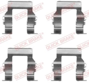 Комплект прижимних планок гальмівного супорту QUICK BRAKE 1091279 (фото 1)