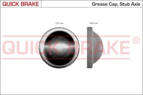 Кришка підшипника маточини колеса QUICK BRAKE 9829 (фото 1)