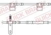 Датчик зносу,гальм.колодки QUICK BRAKE WS0267A (фото 1)